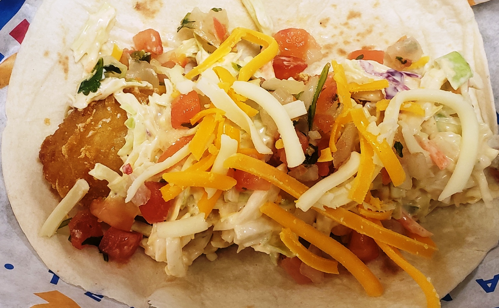 Order Fried Fish Taco food online from Ted Tacos & Cantina store, Oklahoma City on bringmethat.com