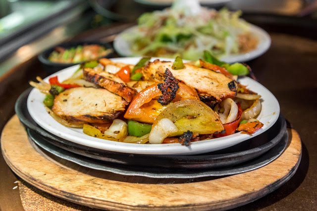 Order Grilled Chicken Fajitas food online from Los Toros Mexican Restaurant store, Chatsworth on bringmethat.com