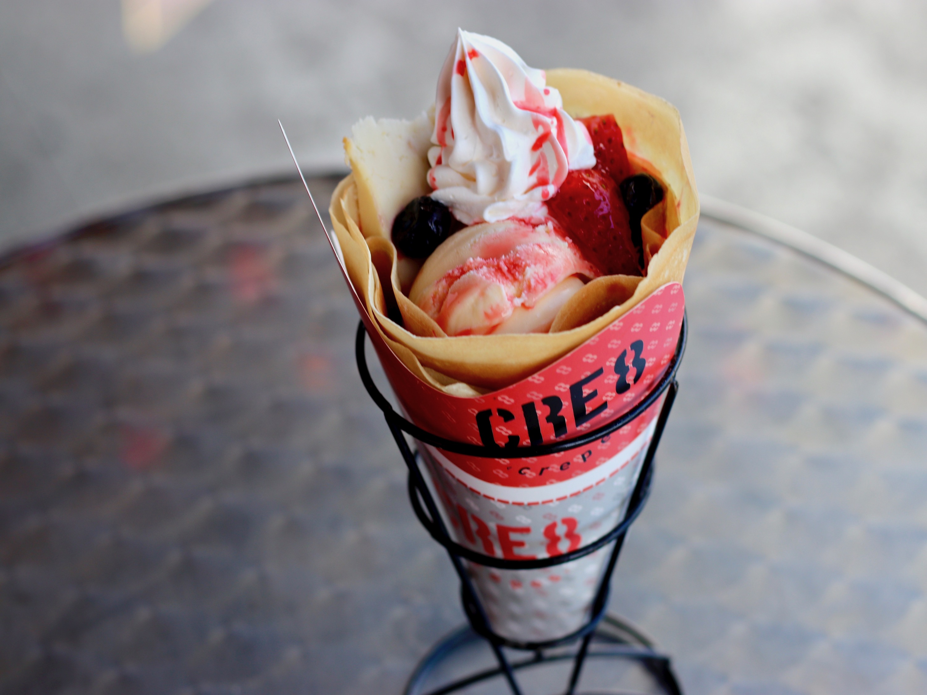 Order Cheesecake Deluxe Crepe food online from Cre8 Crepes store, Los Angeles on bringmethat.com