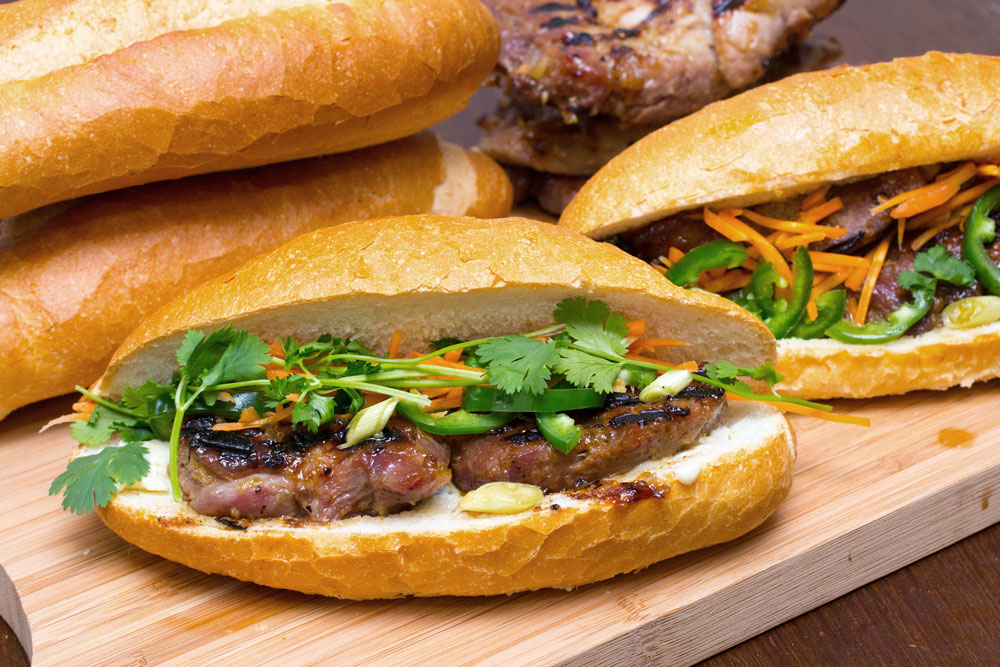 Order Banh Mi Vietnamese Sandwich food online from Pho Van Noodles & Grill store, Houston on bringmethat.com