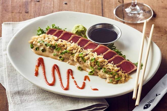Order Tempura Crunch Sashimi Tuna* food online from Bonefish Grill store, Richland on bringmethat.com