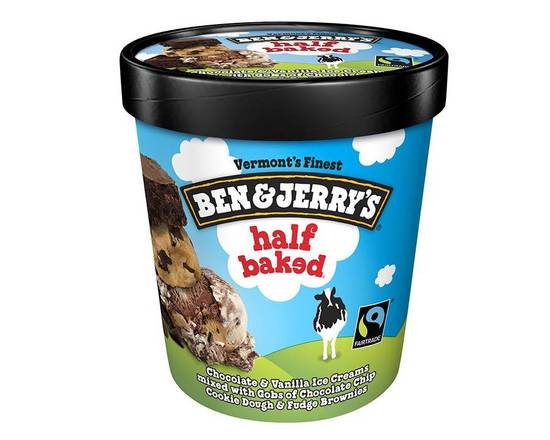 Order Ben & Jerry's Half Baked Ice Cream (1 pt) food online from Classic Candy Shack store, San Francisco on bringmethat.com