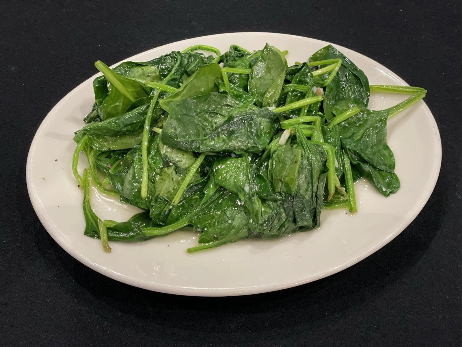 Order Sautéed Spinach food online from Becca's Restaurant store, Las Vegas on bringmethat.com