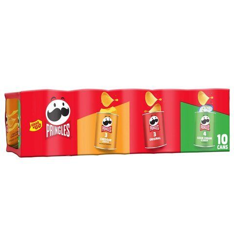 Order Pringles Grab & Go Variety Pack 10 Count food online from 7-Eleven store, Nashville on bringmethat.com