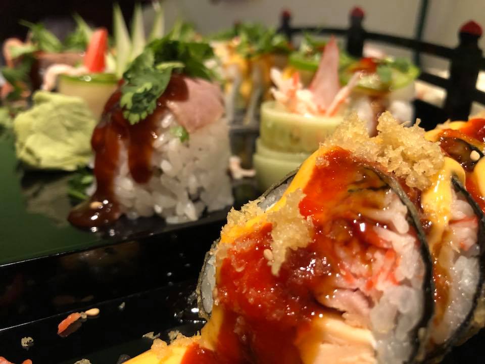 Order Rainbow Roll food online from Naree Kitchen store, Kansas City on bringmethat.com