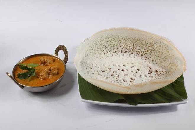Order AAPPAM WITH CHICKEN CURRY food online from Aappakadai store, Pleasanton on bringmethat.com