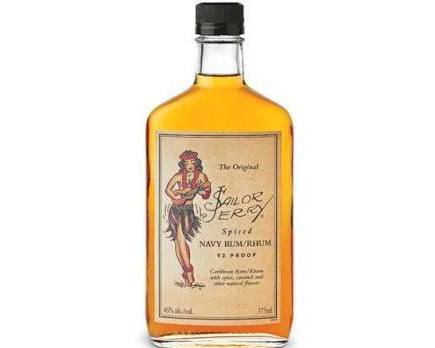Order Sailor Jerry, 375mL rum (40.0% ABV) food online from Luckys Liquor store, Los Angeles on bringmethat.com