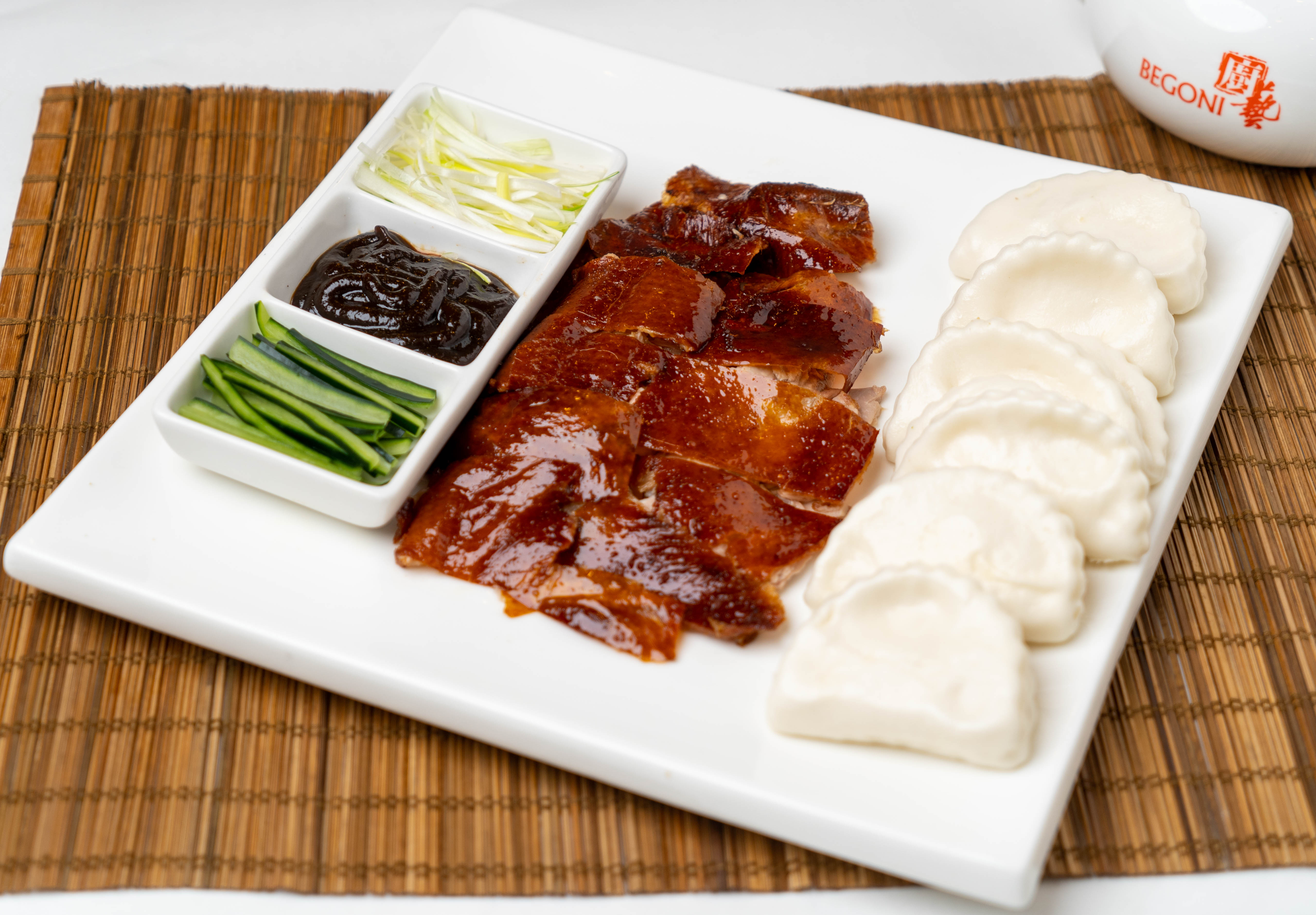 Order CR10. Imperial Peking Duck food online from Begoni Bistro store, San Francisco on bringmethat.com