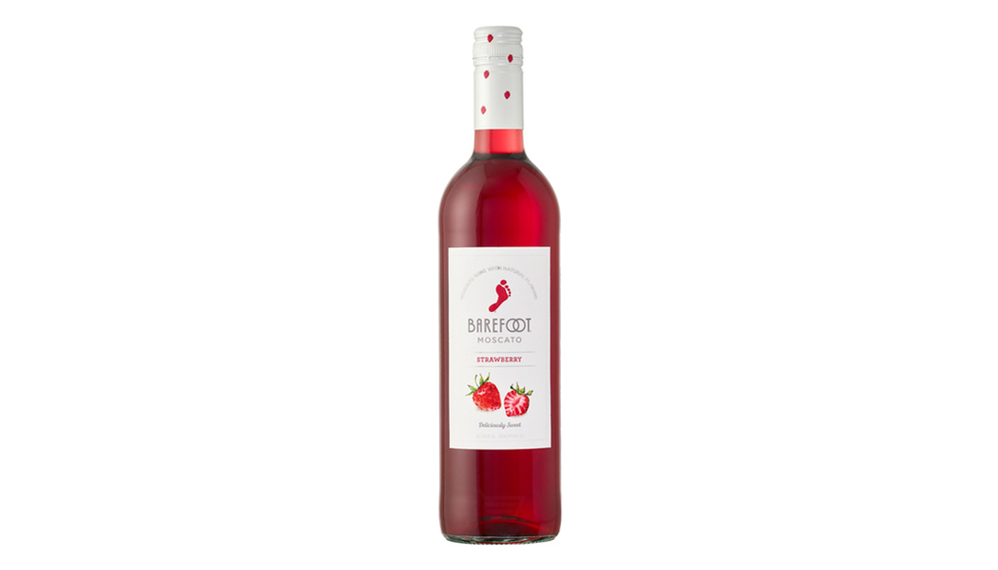 Order Barefoot Fruitscato Strawberry Fruit Wine 750mL food online from Ross Liquor store, Sylmar on bringmethat.com