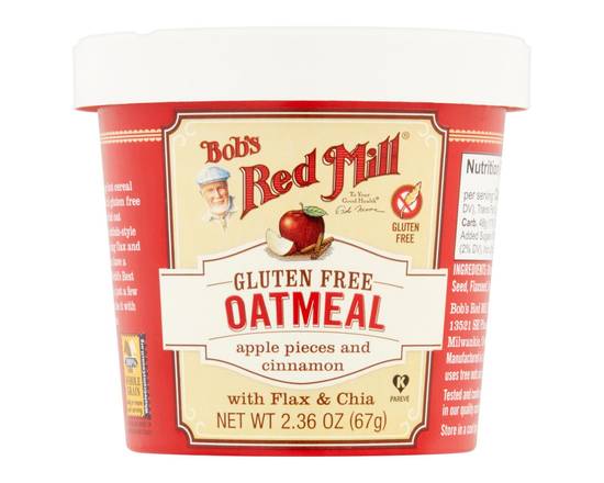 Order Bob's Red Mill Oatmeal Cup Apple Cinnamon 2.36oz food online from Rocket store, Oxnard on bringmethat.com
