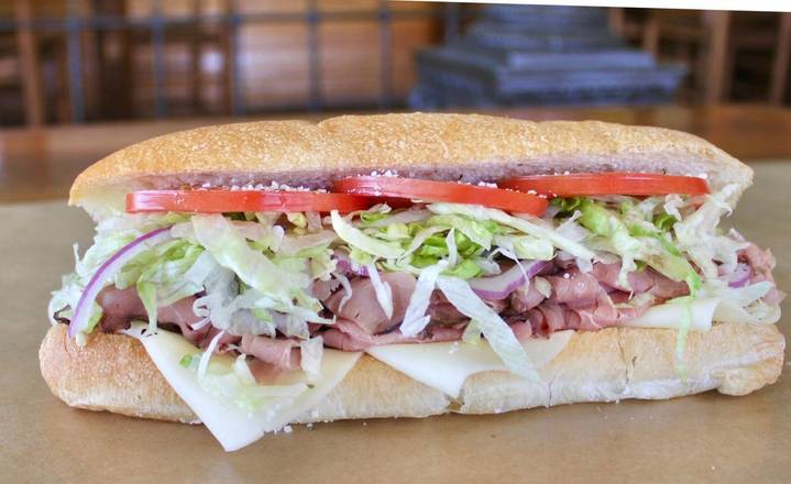 Order #5. Roast Beef, Cheese food online from The Great Outdoors Sub Shop store, Dallas on bringmethat.com