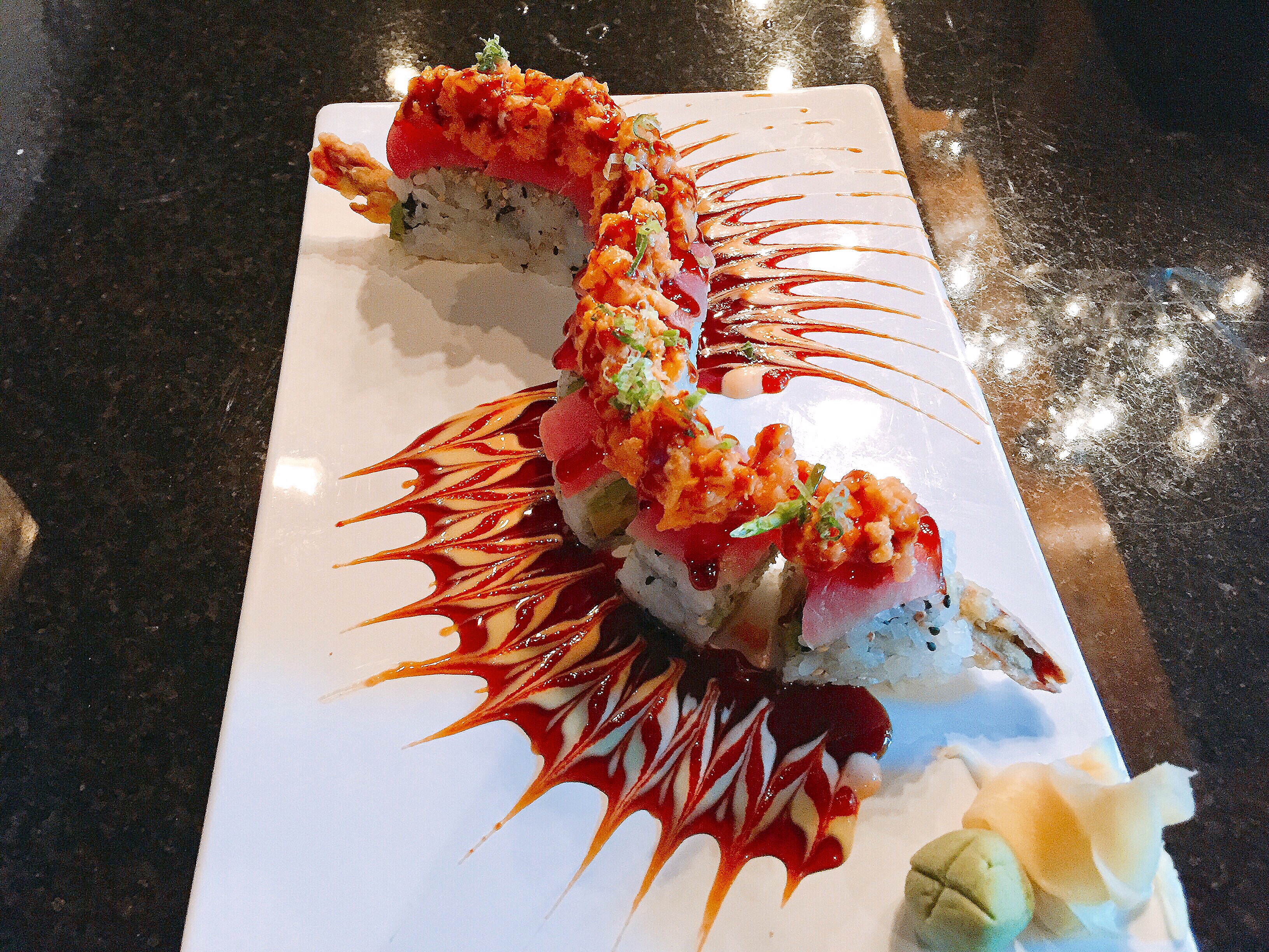 Order Fire Dragon Maki food online from Nori Sushi - Edgewater store, Chicago on bringmethat.com
