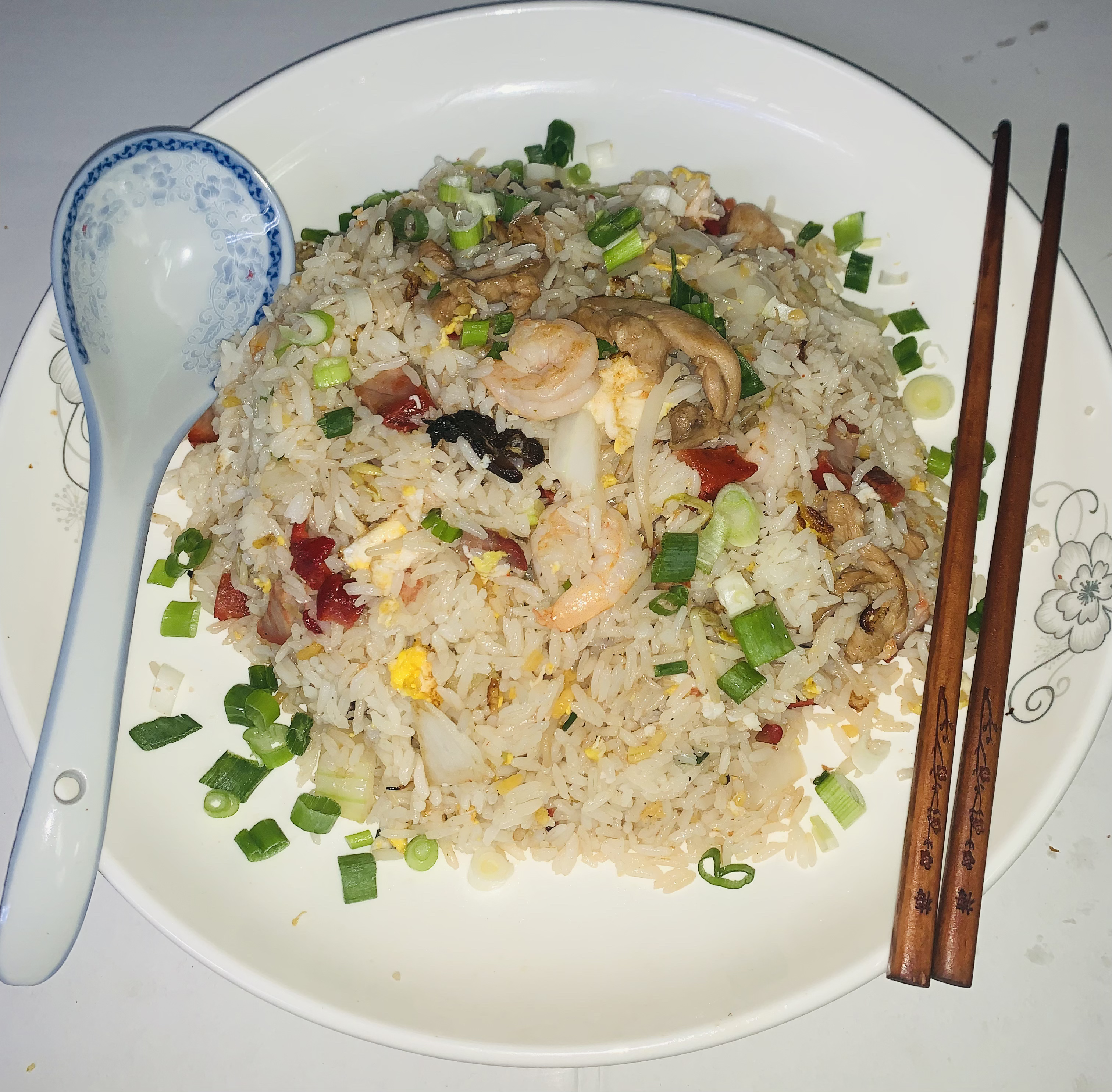 Order 51. Mixed Fried Rice(House special Rice) 本楼炒饭 food online from Hai Sun Chinese Restrnt store, Brooklyn on bringmethat.com