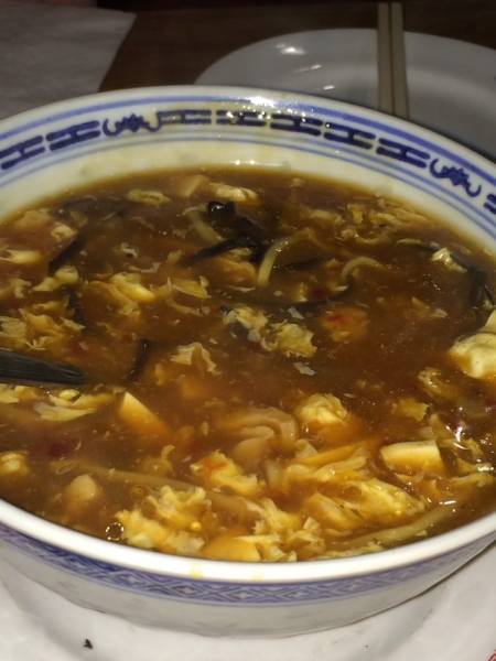 Order 5. Hot and Sour Soup food online from Asia Village Restaurant store, Sunnyvale on bringmethat.com
