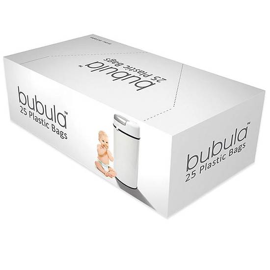Order Bubula™ 25-Count Plastic Diaper Pail Refill Bags food online from buybuy BABY store, Fresno on bringmethat.com