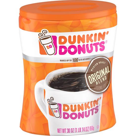 Order Dunkin' Original Blend Medium Roast Ground Coffee, 30 OZ food online from Cvs store, DOVER on bringmethat.com