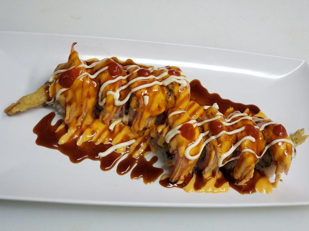 Order 31. Fire Cracker Roll food online from The Lava Lounge store, Dearborn Heights on bringmethat.com