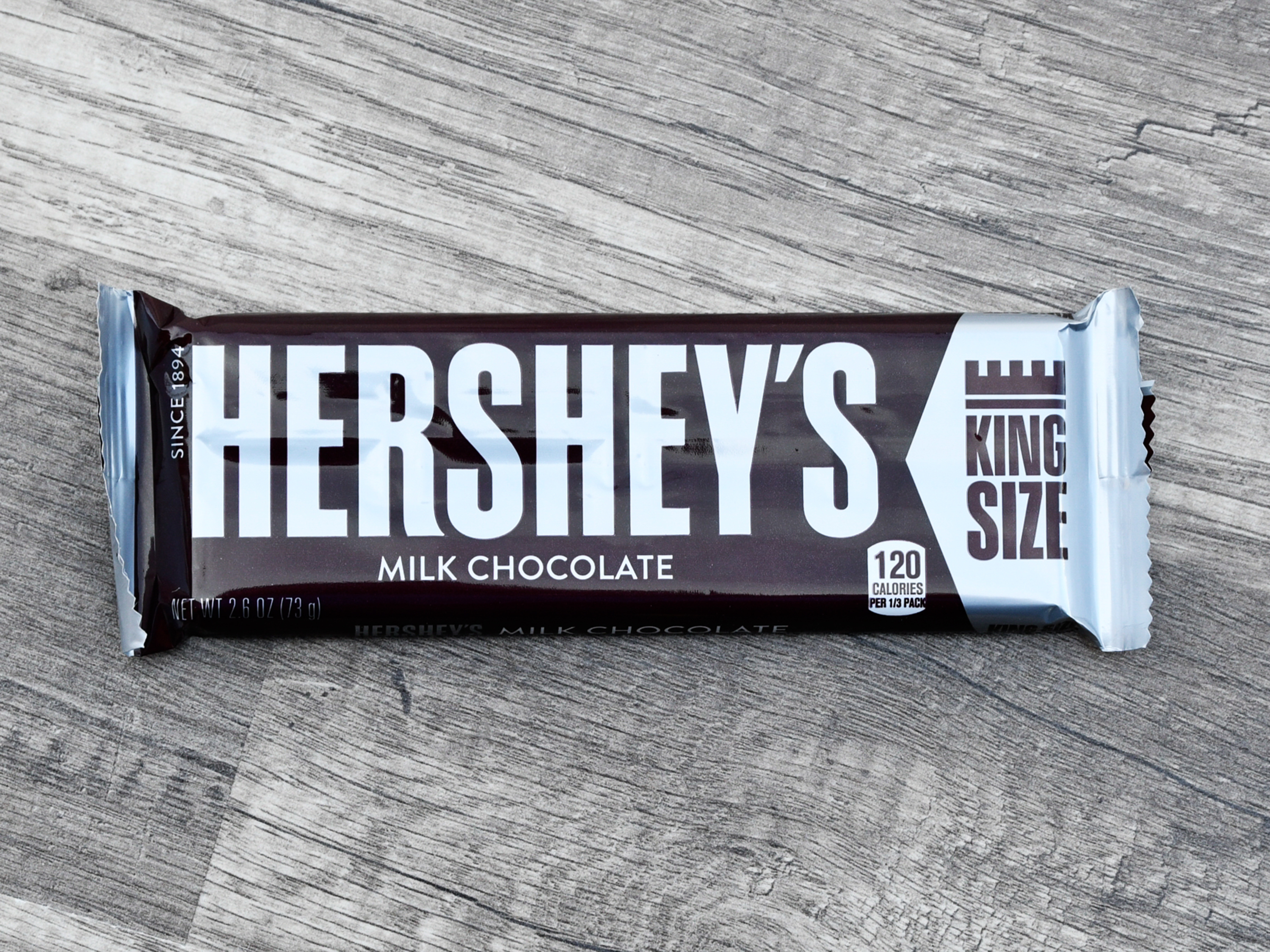 Order 2.6 oz. King Size Hershey's Milk Chocolate food online from Iris Shop store, Los Angeles on bringmethat.com