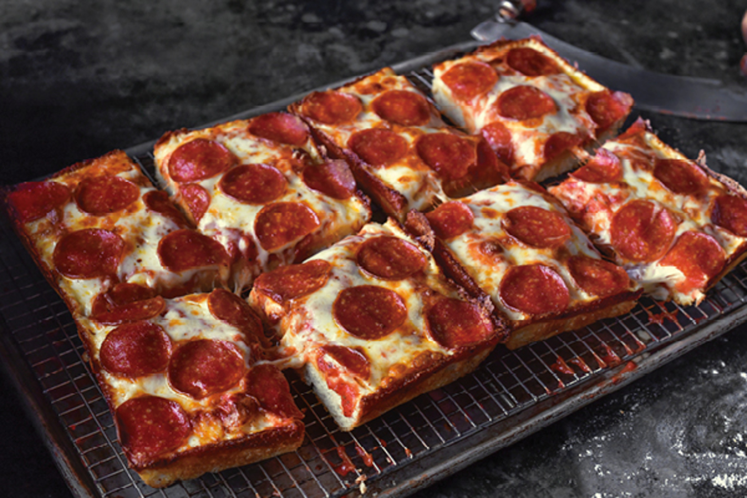 Order 8 Corner Pizza® food online from Jets Pizza store, Clinton Township on bringmethat.com
