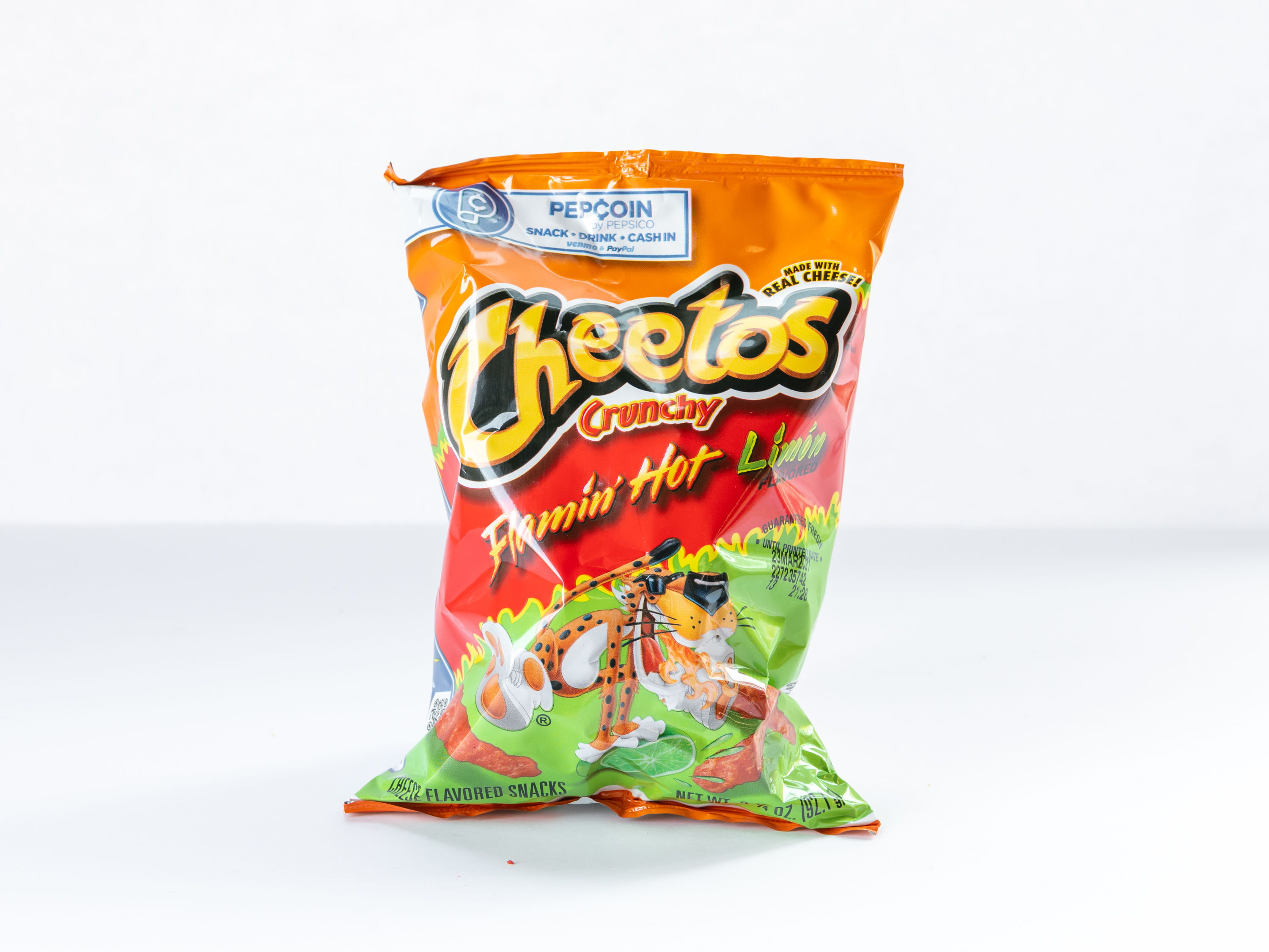 Order Cheetos Crunchy Flamin Hot Limon food online from Loop store, San Francisco on bringmethat.com