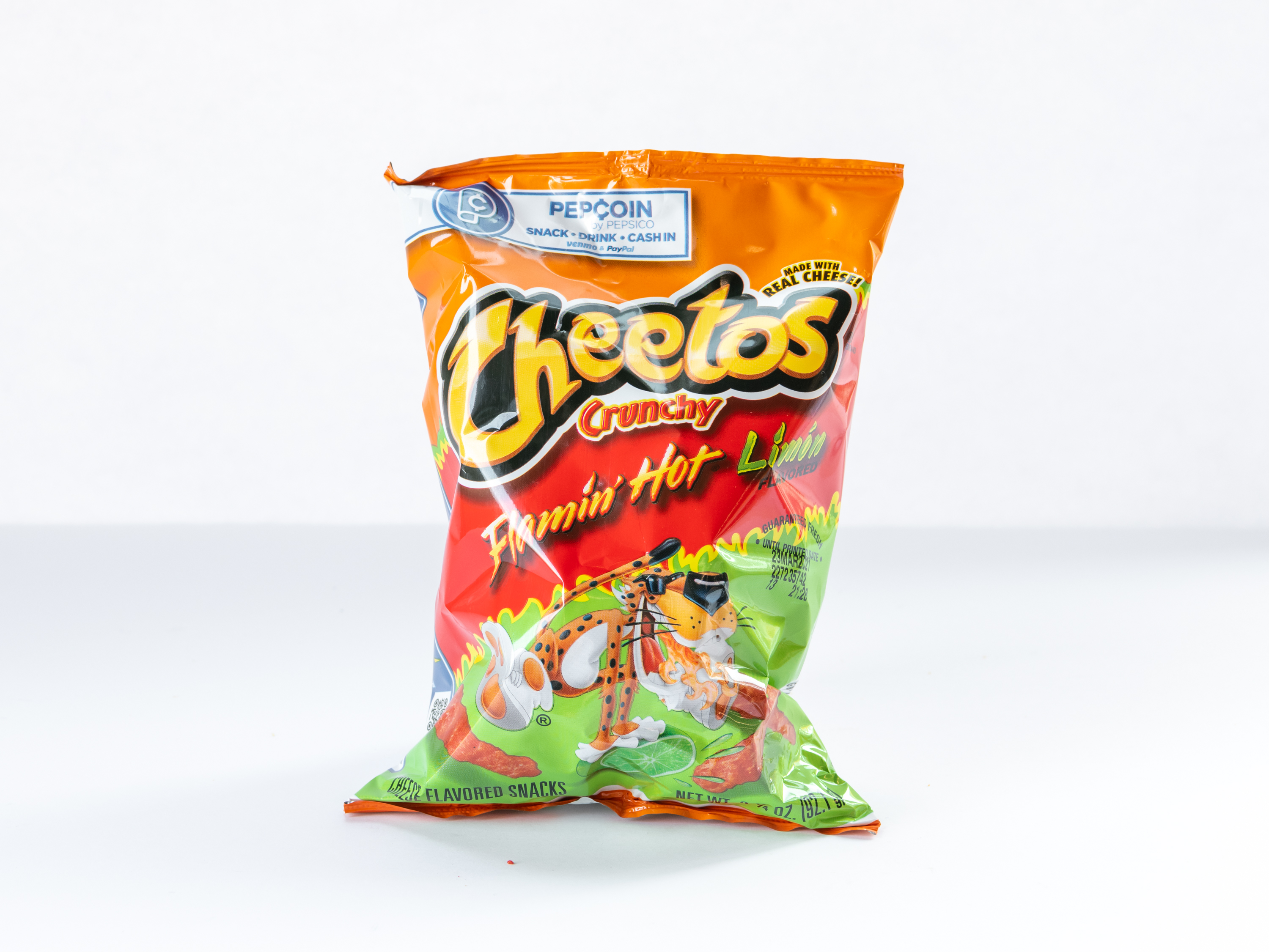 Order Cheetos Crunchy Flamin Hot Limon food online from Loop Neighborhood Market store, Greenbrae on bringmethat.com