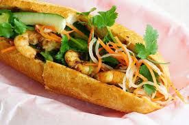 Order A15. Grilled Shrimp Banh Mì (Banh Mi Tom Nuong) food online from Kimlee Vietnamese Restaurant store, Harrisburg on bringmethat.com