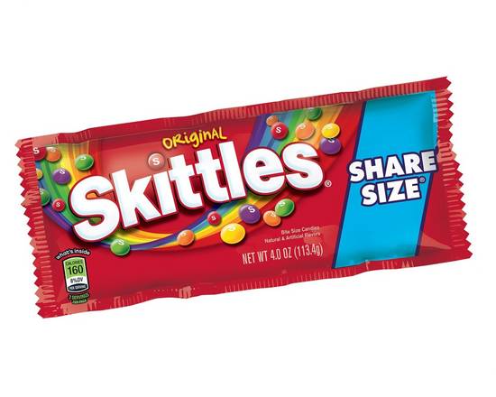 Order Skittles Original King Size (3.45 oz) food online from Checkout Food Stores #47 store, Houston on bringmethat.com