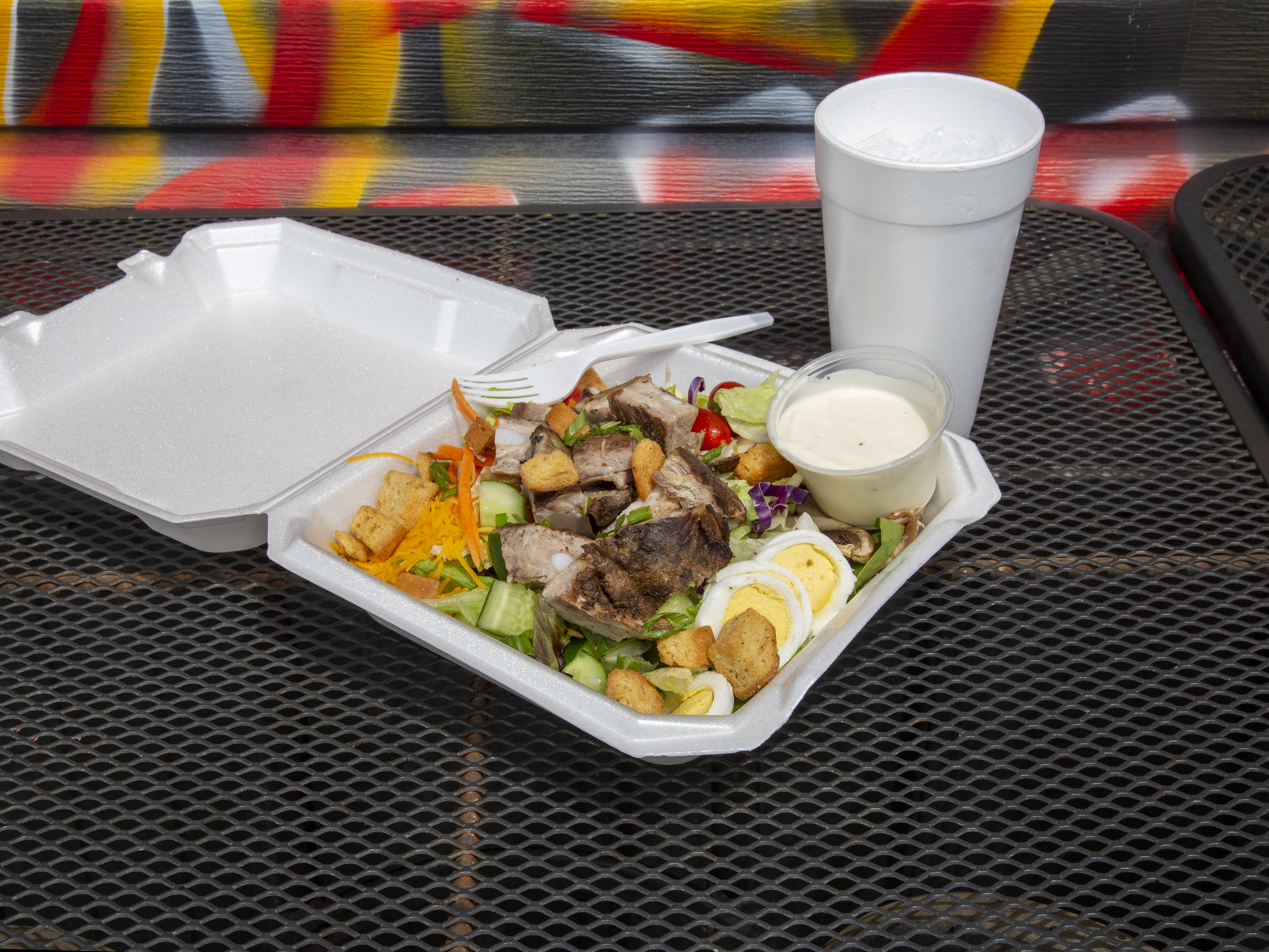 Order Q’s Chef Salad food online from Off The Grill By Chef Q store, Hixson on bringmethat.com
