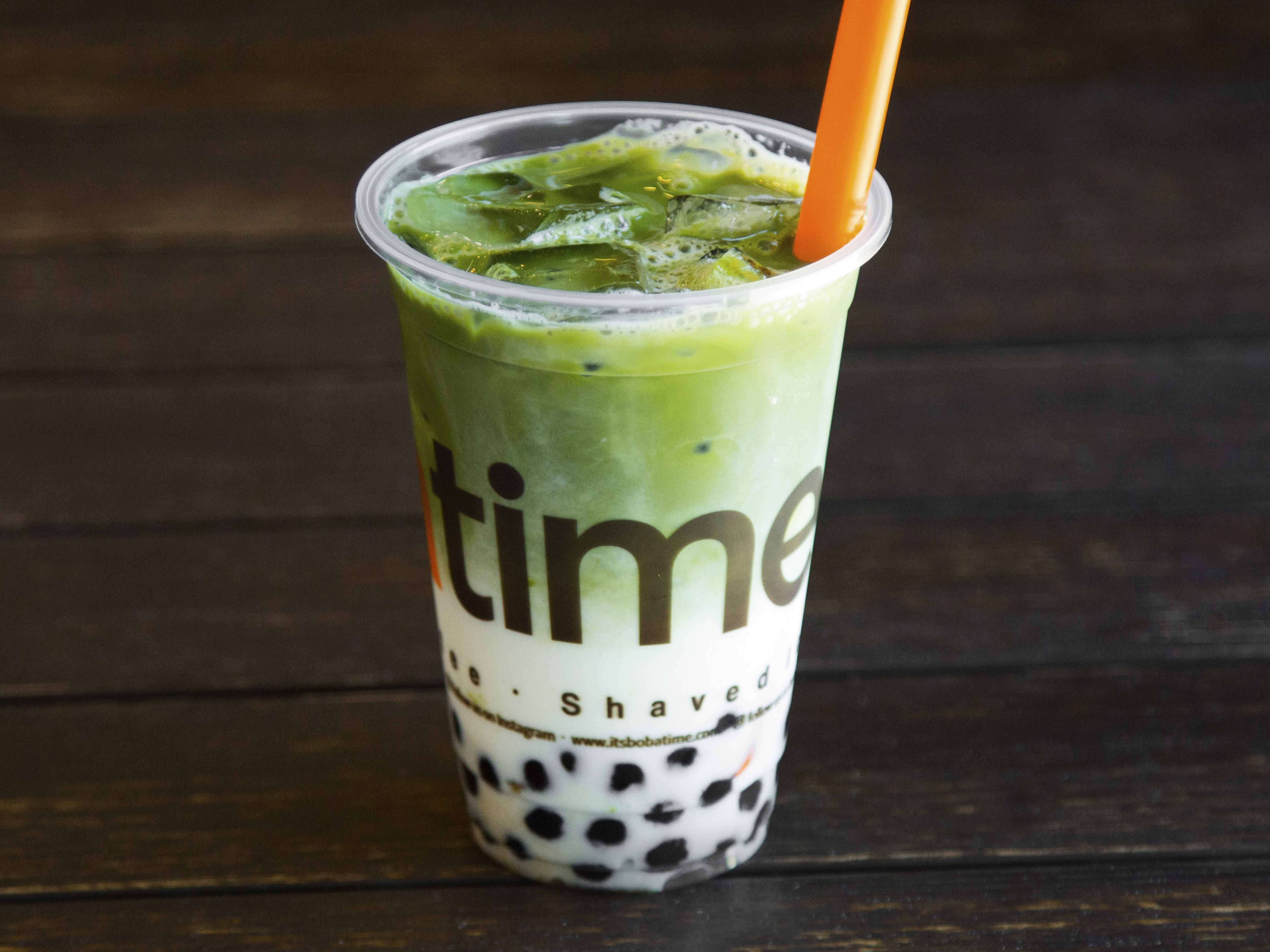 Order Iced Matcha Milk Tea food online from Boba Time store, Simi Valley on bringmethat.com