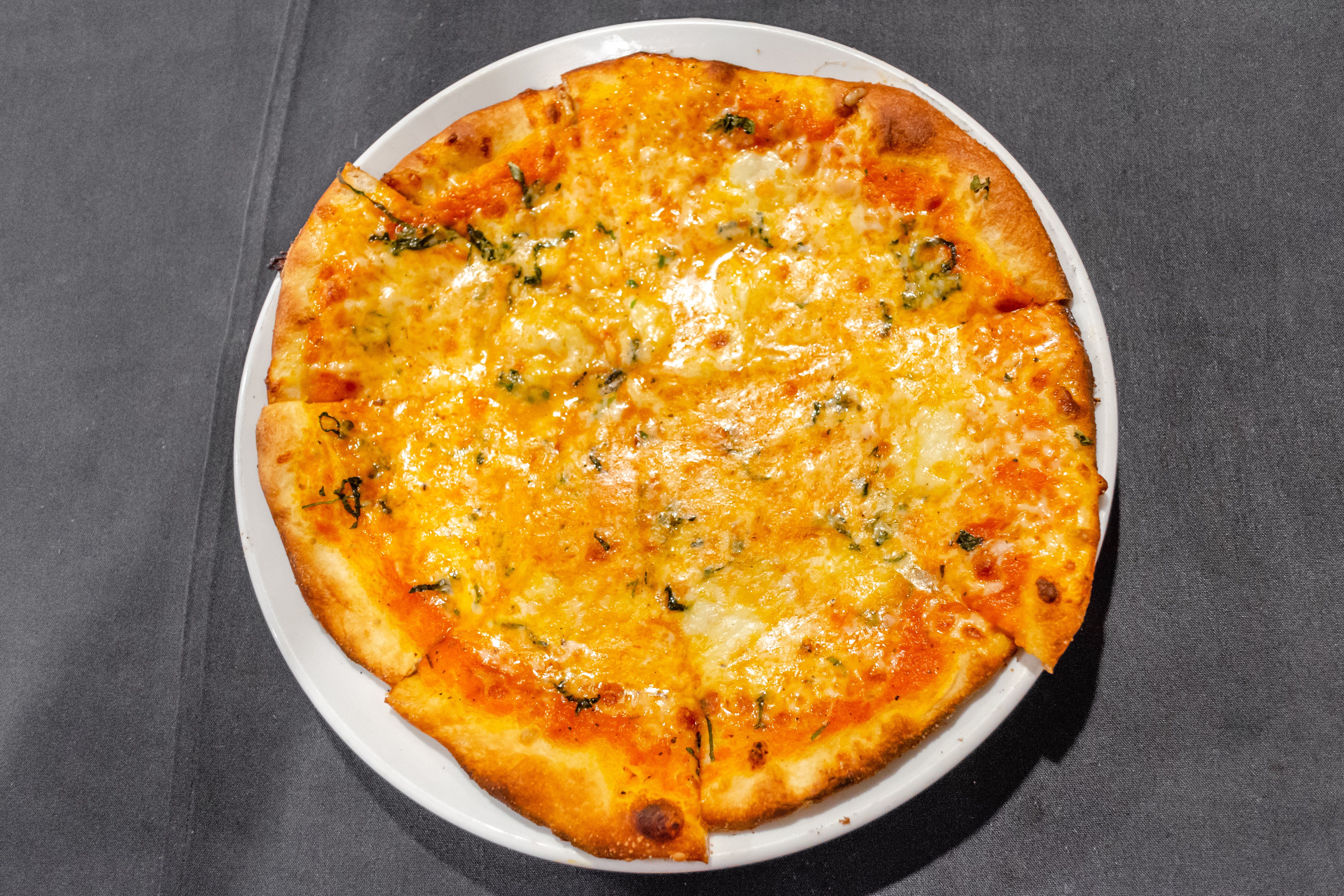 Order Margherita Pizza - Pizza food online from Park Cafe store, Nashville on bringmethat.com