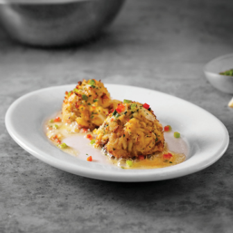 Order Sizzling Crab Cakes food online from Ruth Chris Steak House store, Atlanta on bringmethat.com