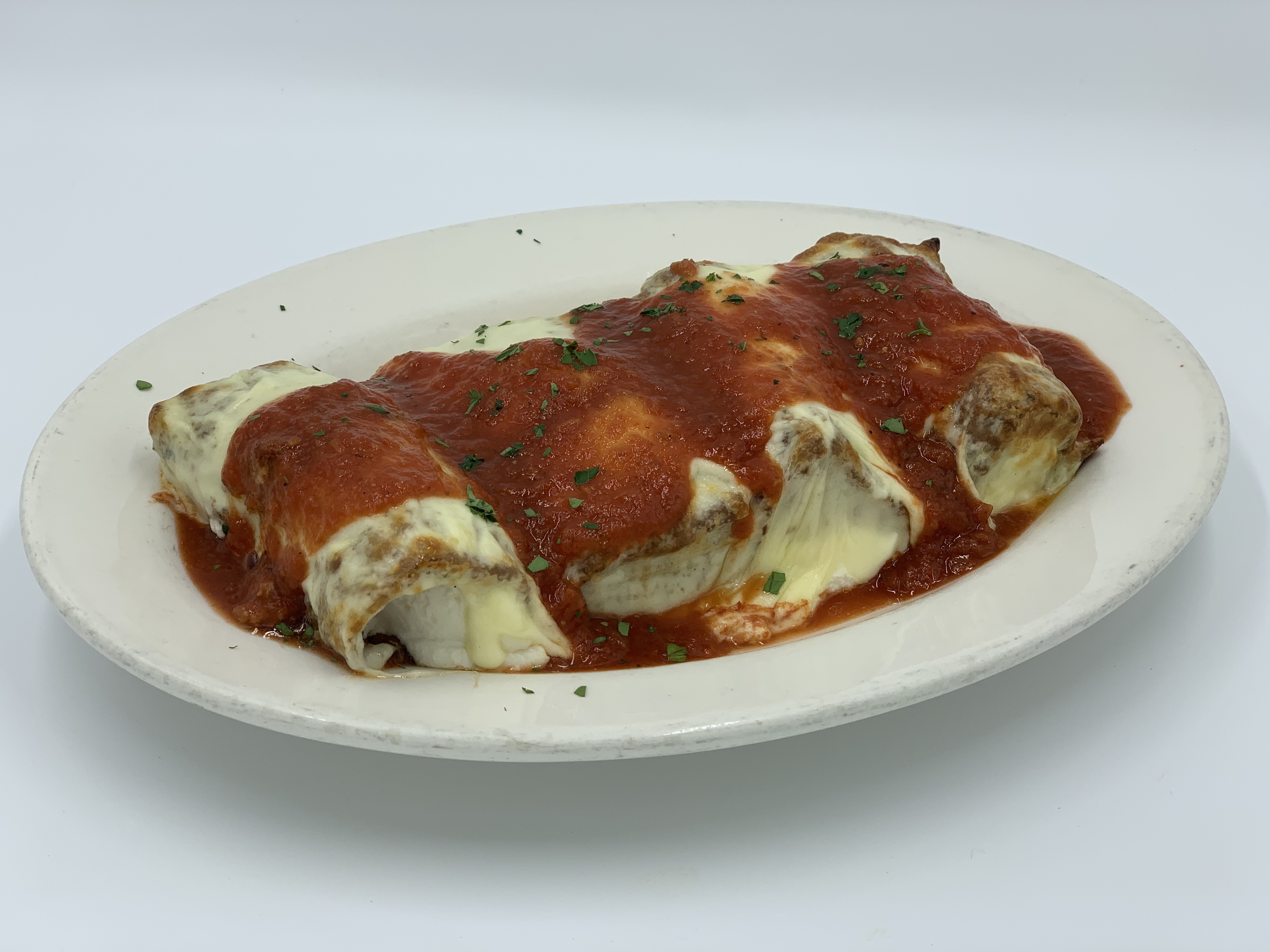 Order Eggplant Rollatini food online from Mario's Pizzeria of Seaford store, Seaford on bringmethat.com