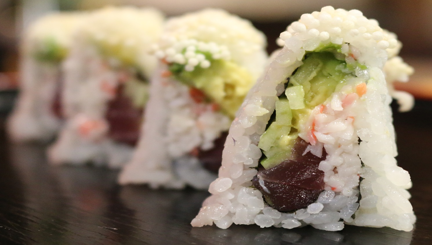 Order Pyramid Roll food online from Kaze Sushi & Hibachi store, Mesquite on bringmethat.com