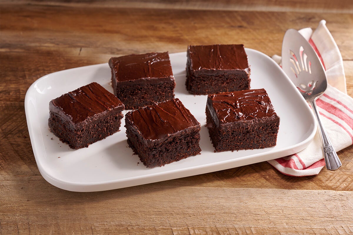 Order Double Chocolate Fudge Coca-Cola® Cake  food online from Cracker Barrel Old Country Store store, Adairsville on bringmethat.com