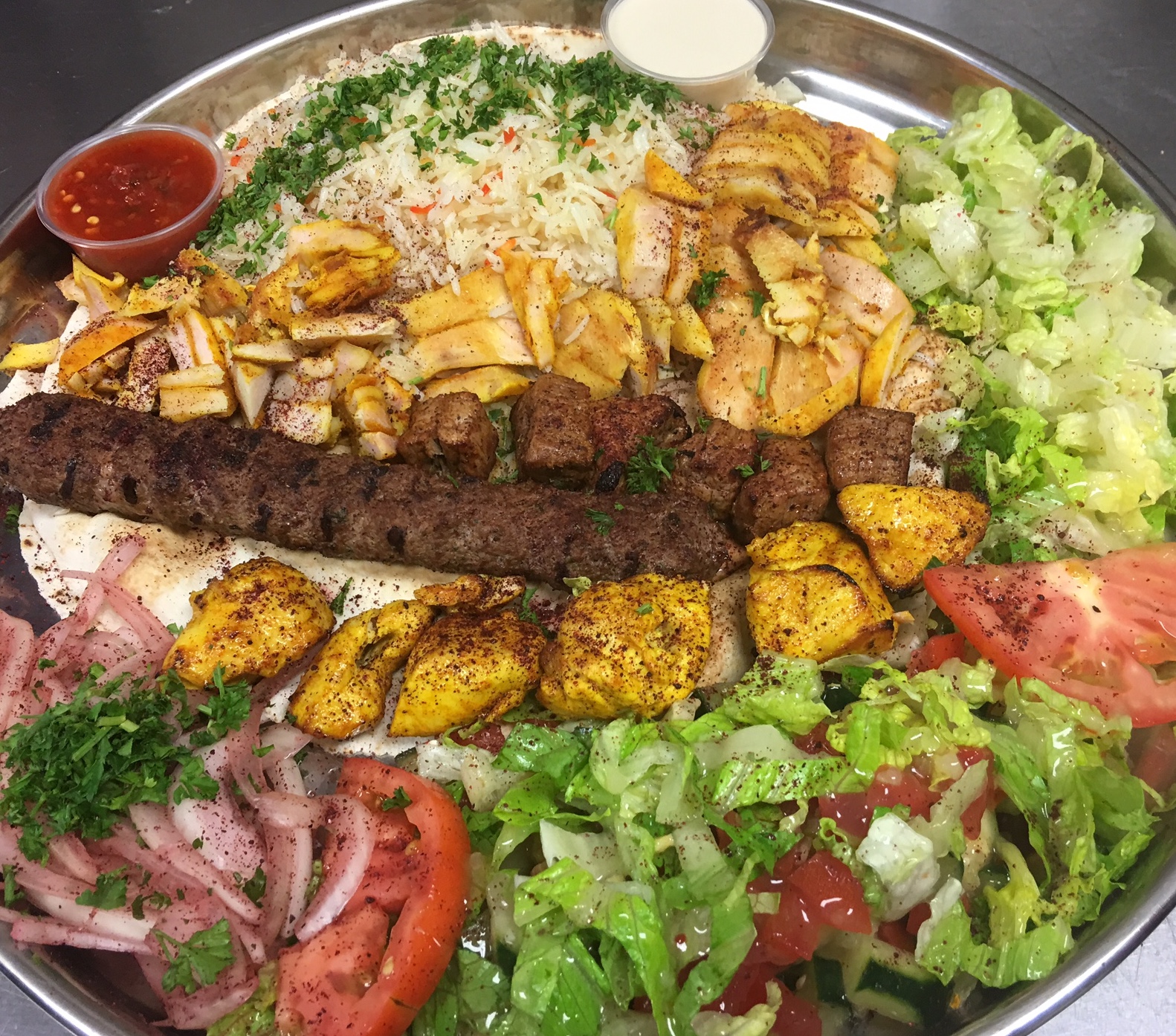 Order Combination Entree food online from Salam restaurant store, Chicago on bringmethat.com