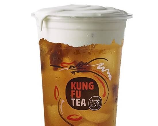 Order Jujube Tea Milk Cap food online from Kung Fu Tea store, Tysons on bringmethat.com