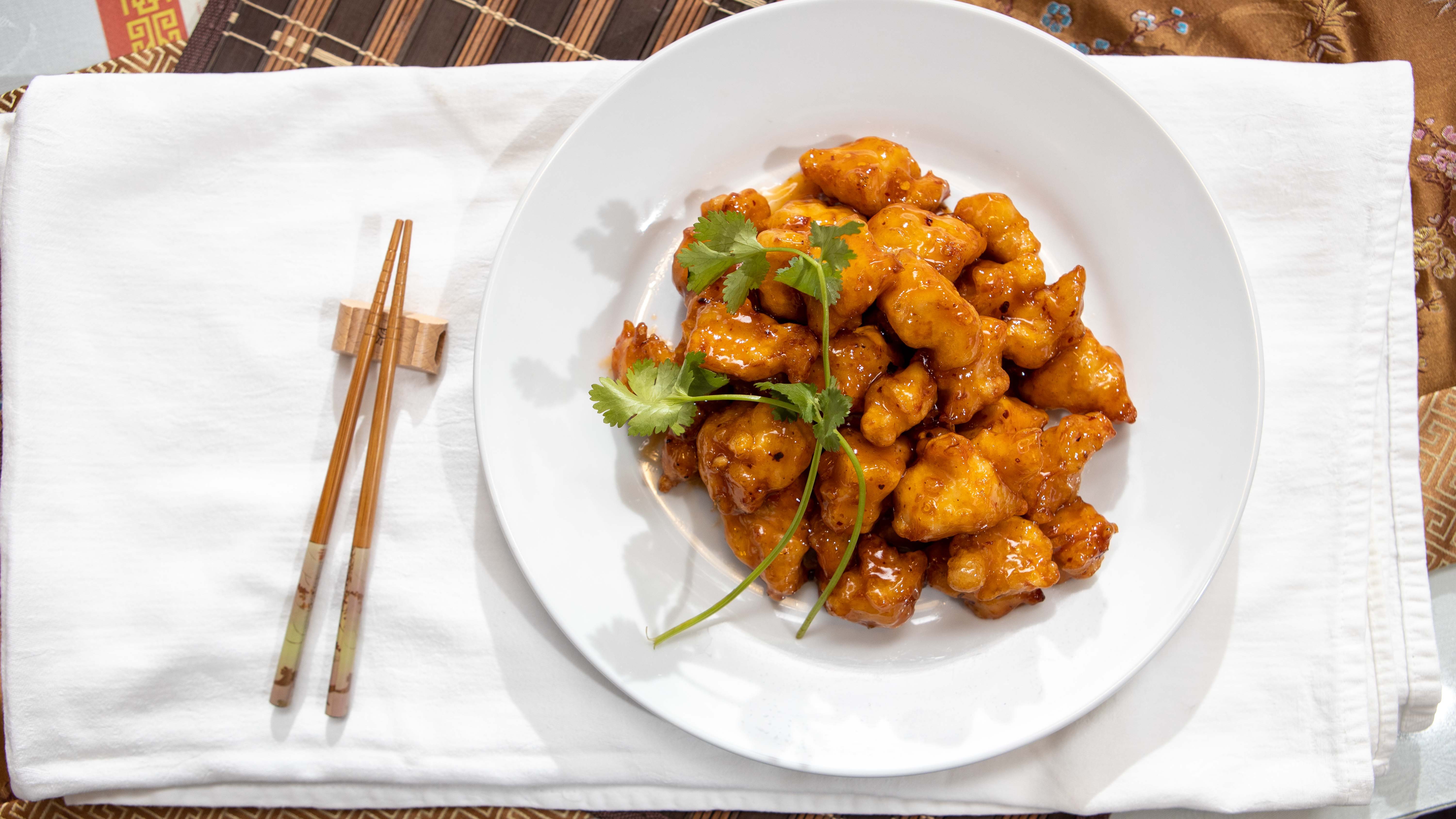 Order General Tso's Chicken food online from Egg Rolls Chinese Cafe store, Houston on bringmethat.com