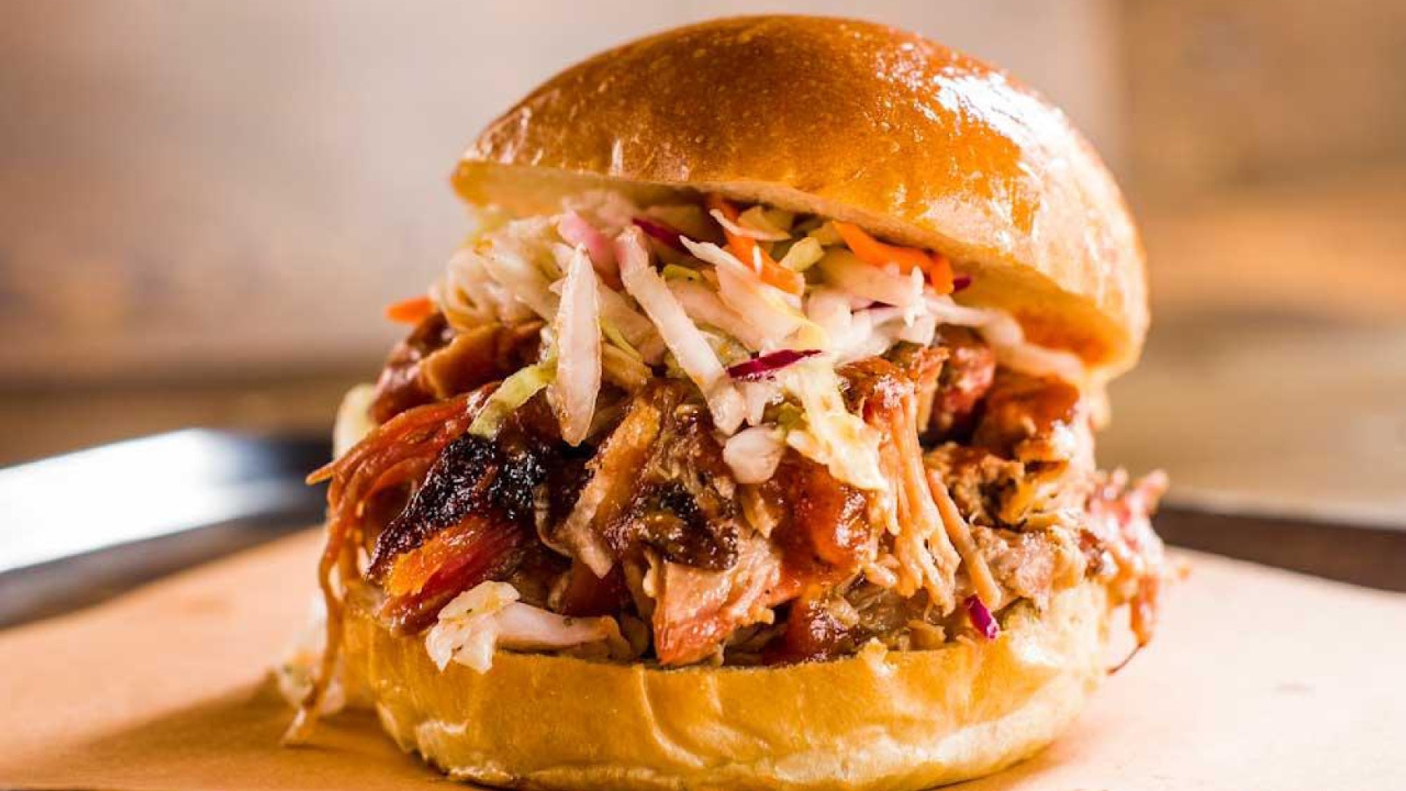 Order Pulled Pork Sandwich food online from Mighty Quinn's Barbeque store, New York on bringmethat.com
