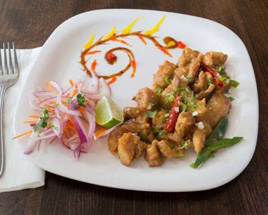 Order Chilli Chicken food online from Bawarchi Biryanis store, Little Rock on bringmethat.com