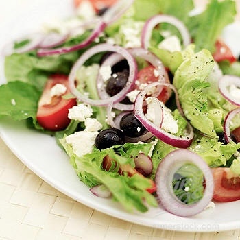 Order Greek Salad food online from Brick Oven Pizza store, Moorpark on bringmethat.com