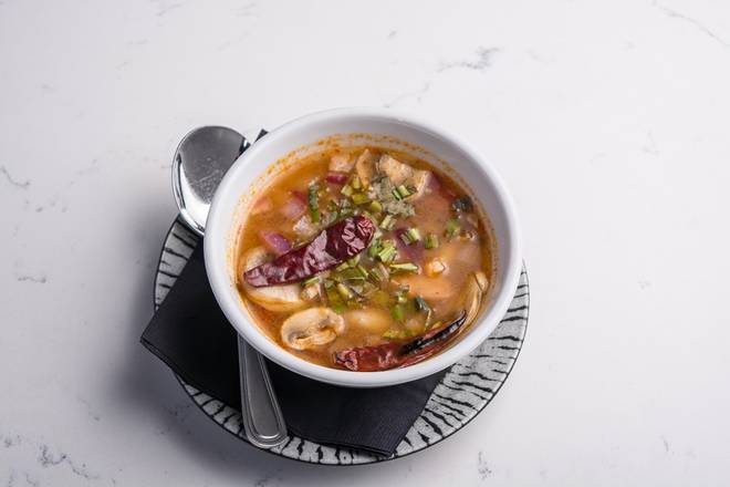 Order Tom Yum Soup (Chicken)- food online from The Eastern Peak store, Nashville on bringmethat.com