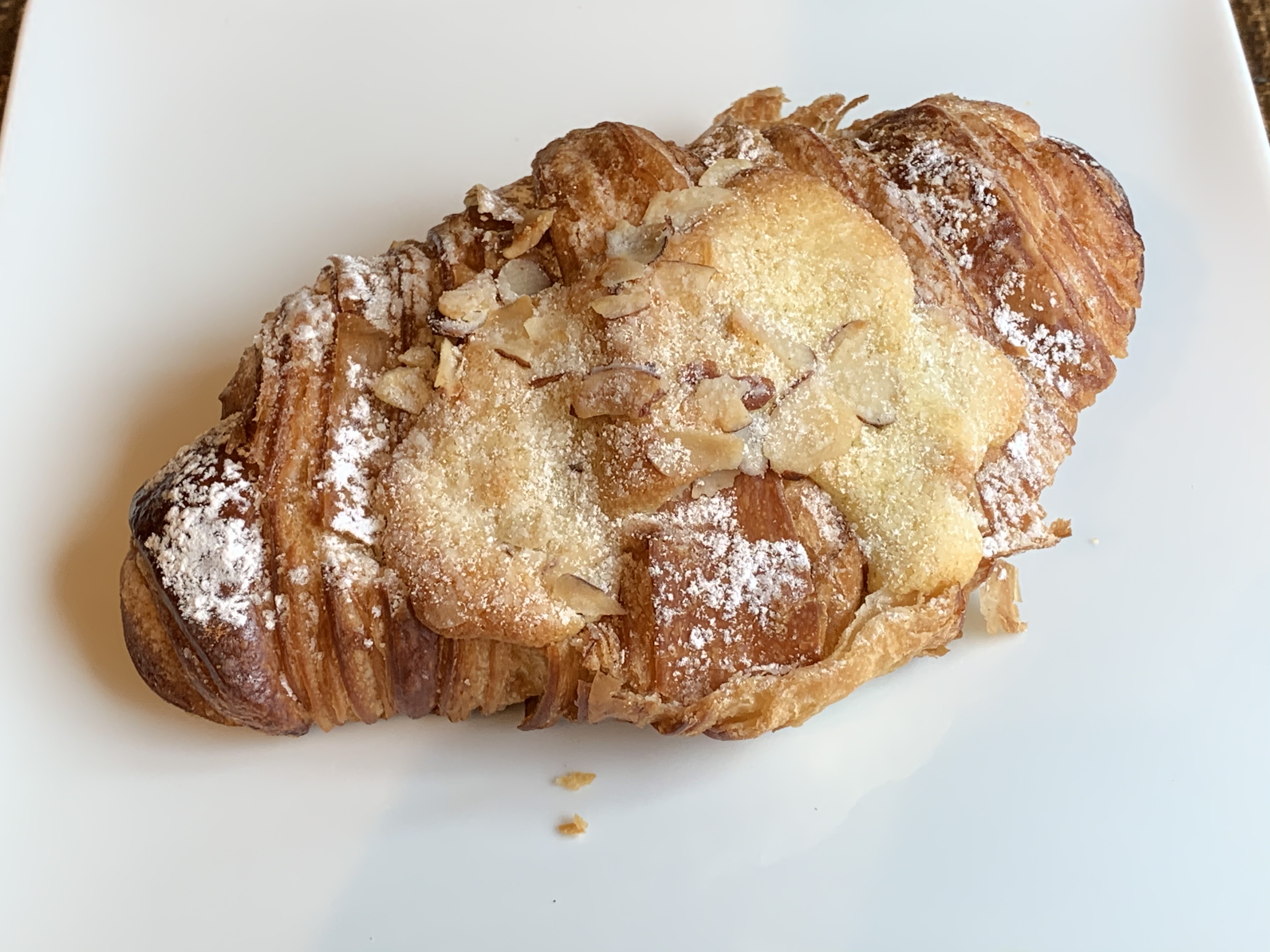 Order Almond Pain au Chocolat food online from Romeo And Juliet Coffee store, New York on bringmethat.com