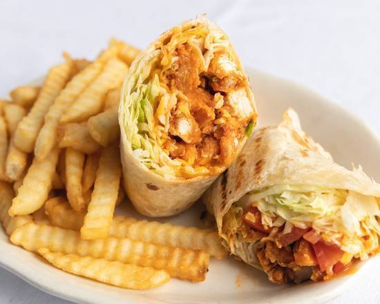 Order DN Buffalo Chick Wrap food online from The Wing Factory store, Atlanta on bringmethat.com