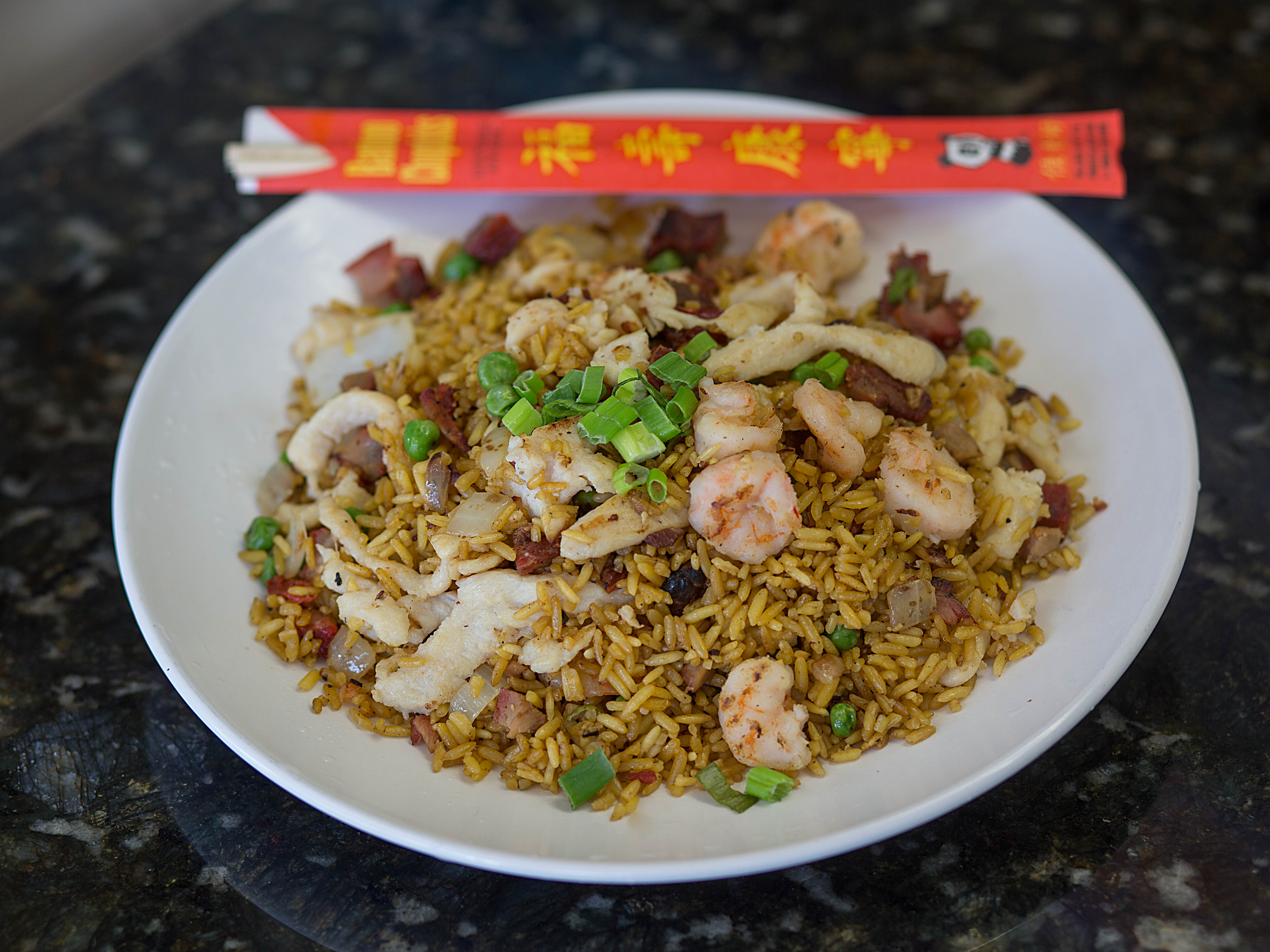 Order 33. House Special Fried Rice food online from Golden Wok store, Deerfield Beach on bringmethat.com