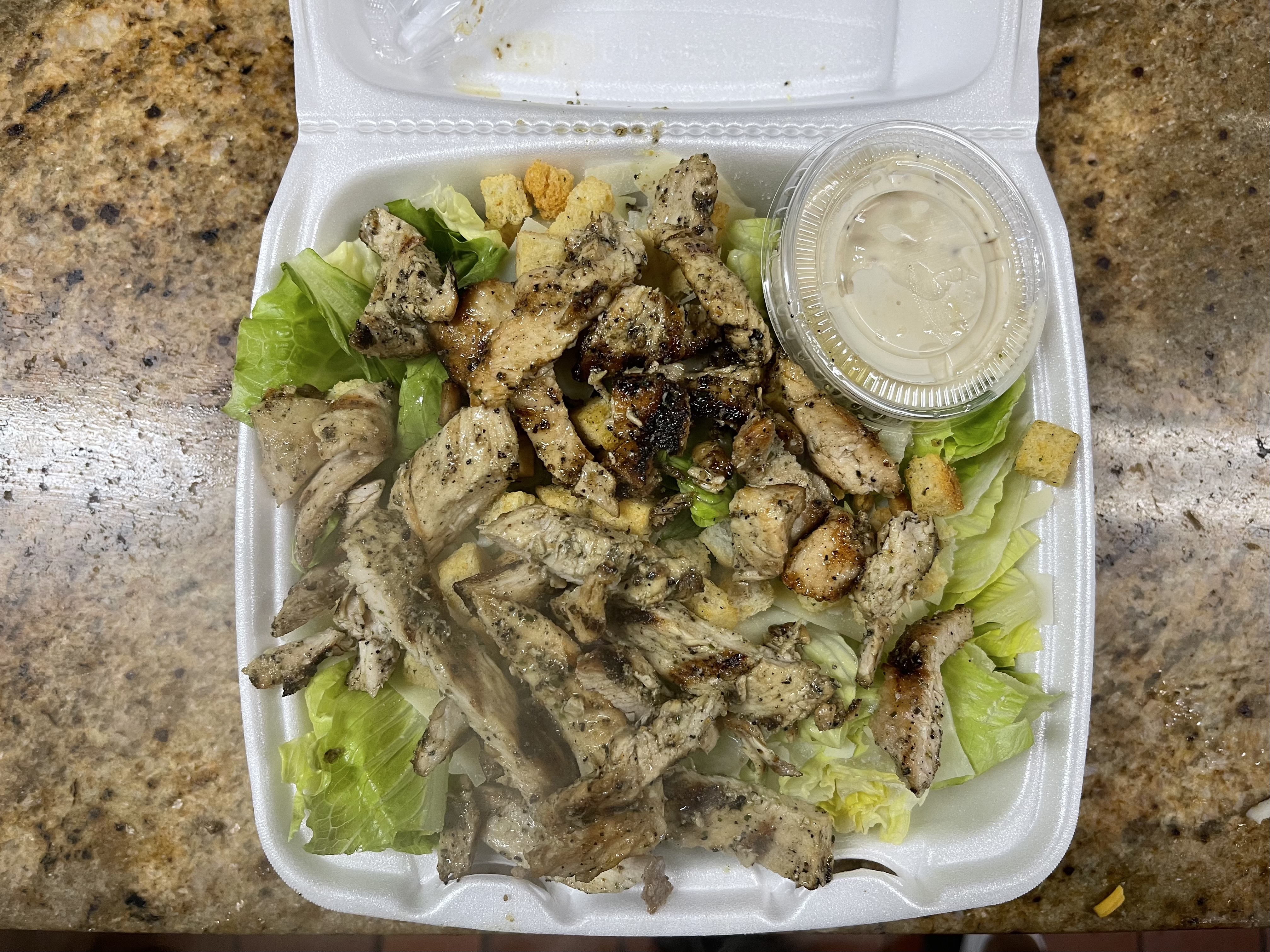 Order Chicken Caesar Salad food online from Two Cousins Pizza and Italian Restaurant store, Lancaster on bringmethat.com