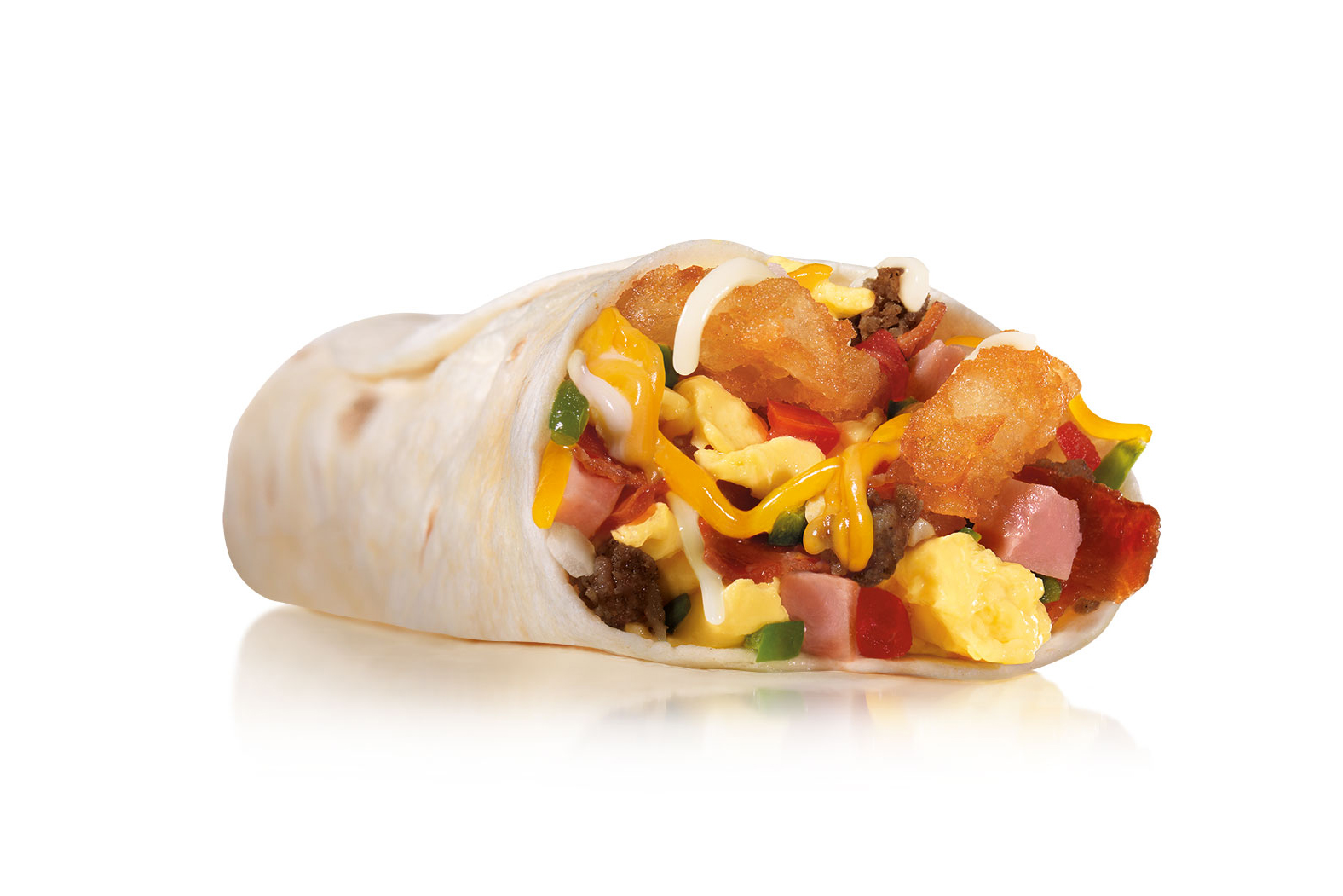 Order Loaded Breakfast Burrito food online from Carl's Jr. store, Daly City on bringmethat.com