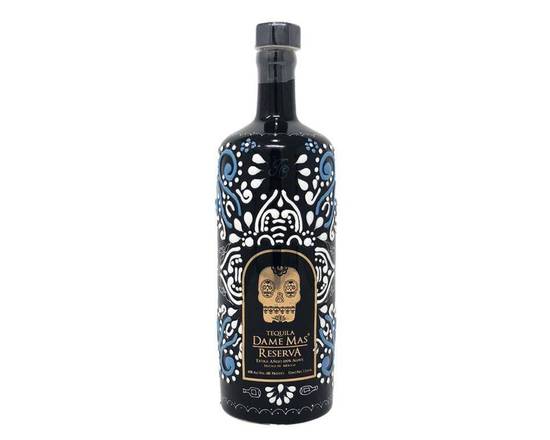 Order Dame Mas Reserva Tequila Extra Anejo 1L food online from Newport Wine & Spirits store, Newport Beach on bringmethat.com