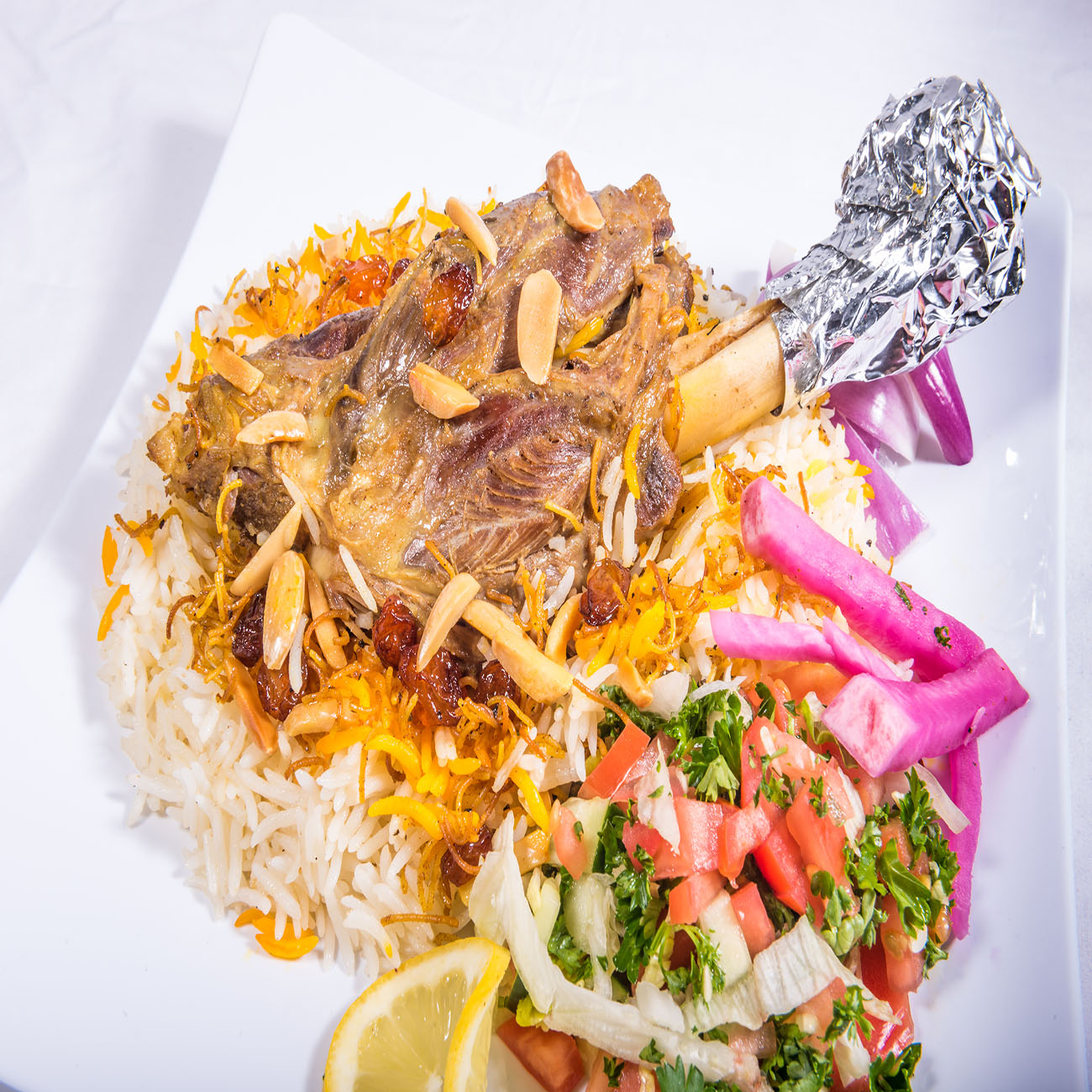 Order Lamb Shank food online from Dijla Cafe Lounge store, Decatur on bringmethat.com