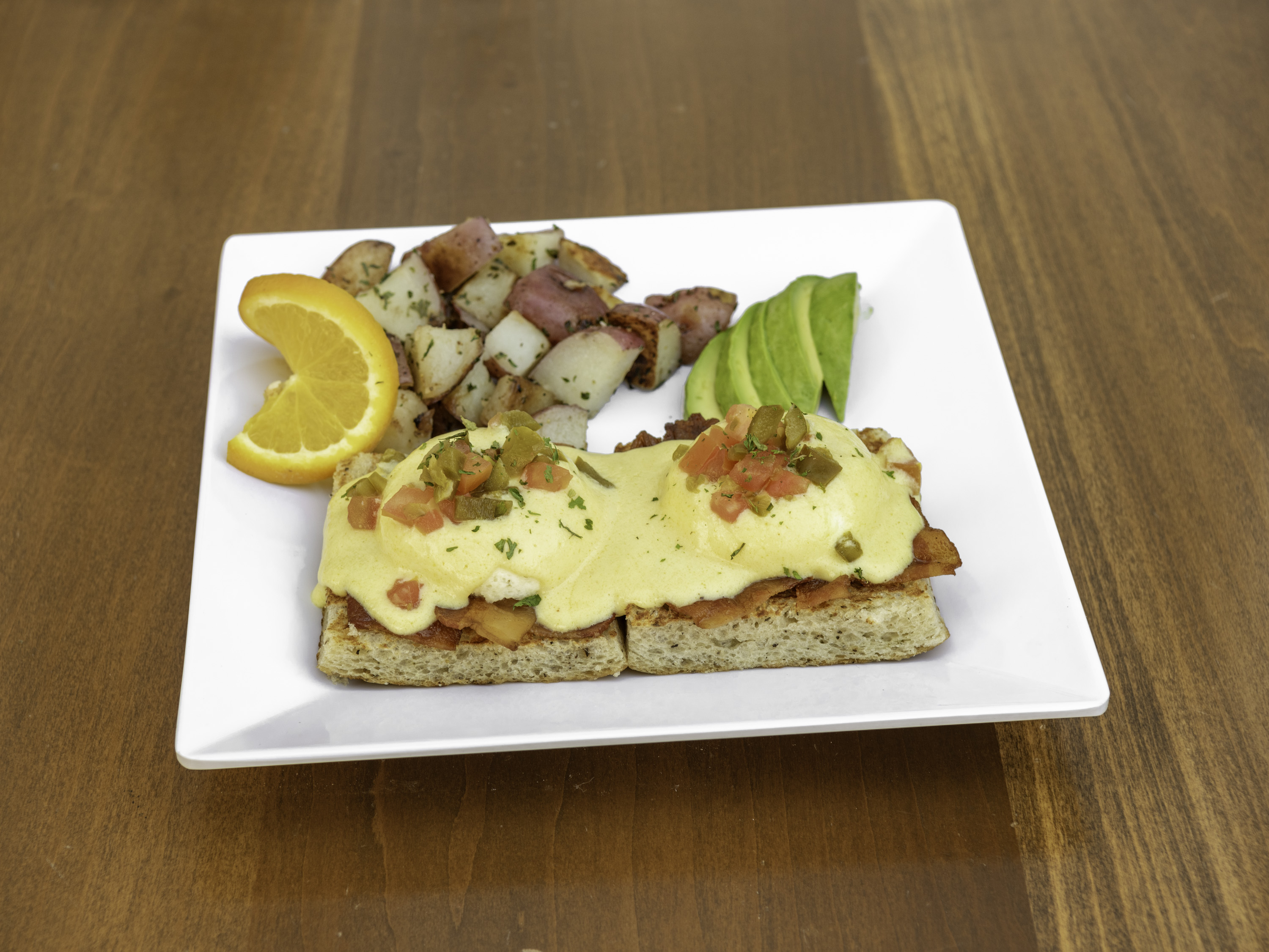 Order Kalifornia Benedict Breakfast food online from Downtown Chandler Cafe And Bakery store, Chandler on bringmethat.com