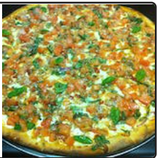 Order 12. Bruschetta Pizza food online from Little Italy Pizza store, New York on bringmethat.com